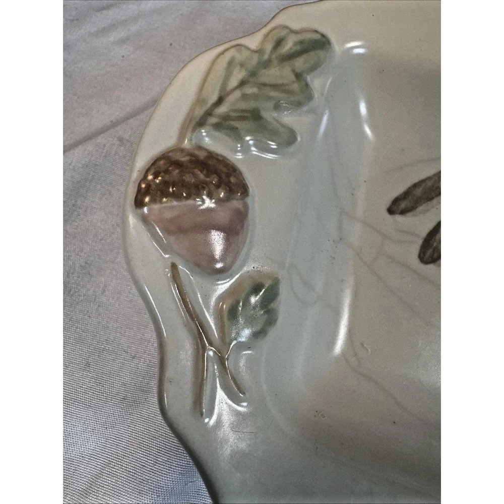 Pfaltzgraff Naturewood 1/4 Lb Covered Butter Dish 6 1/8